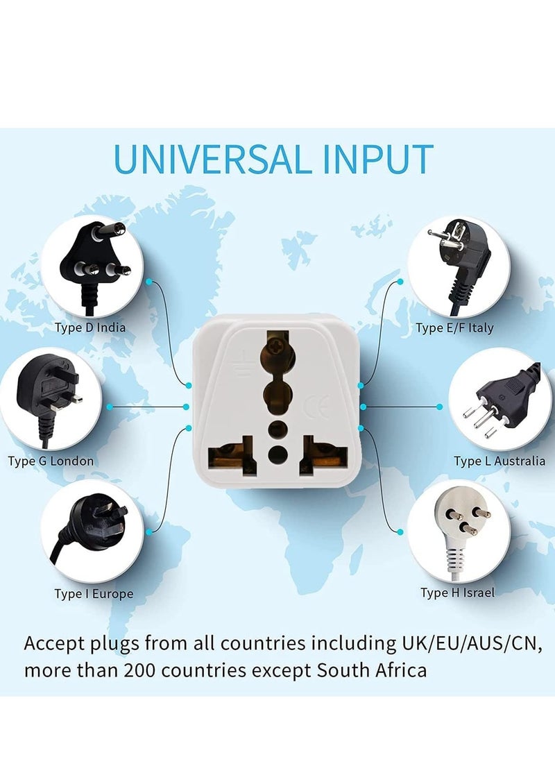 3-Piece Power Adapter Ideal for Laptops, Cameras, and Chargers Compliant with European Safety Standards - Image 5