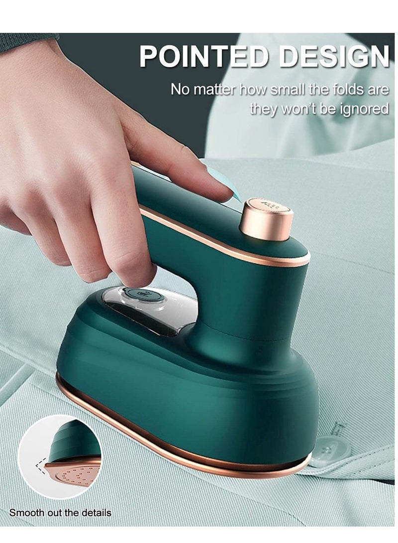 Mini Ironing Machine Handheld Can Be Rotated 180 Degrees Travel Iron for Clothes Professional Household Fast Heating Wired Small Electric Iron Portable Heat Press Clothing Iron Machine  - Image 2