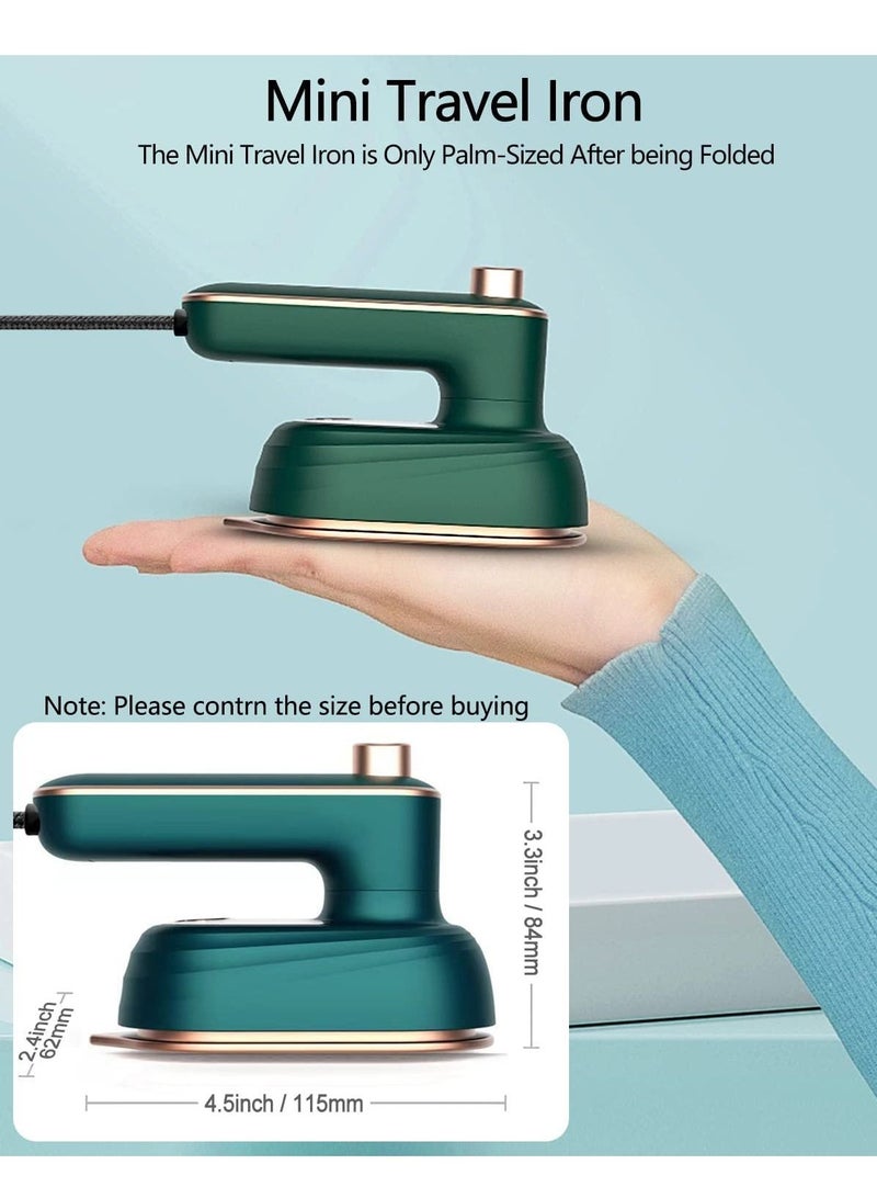 Mini Ironing Machine Handheld Can Be Rotated 180 Degrees Travel Iron for Clothes Professional Household Fast Heating Wired Small Electric Iron Portable Heat Press Clothing Iron Machine  - Image 5