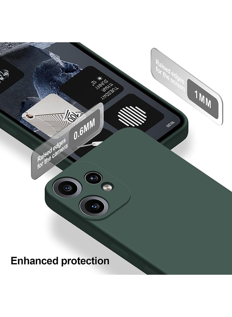 Case Up Compatible with Nothing CMF Phone 2 Pro 6.77 Inch Case, Soft & Premium Liquid Silicone [Anti-Scratch Microfiber Lining] Shockproof Protective Slim Phone Cover for 2 Pro 2025, Green - Image 4