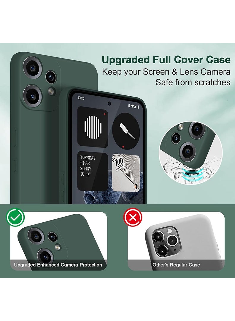 Case Up Compatible with Nothing CMF Phone 2 Pro 6.77 Inch Case, Soft & Premium Liquid Silicone [Anti-Scratch Microfiber Lining] Shockproof Protective Slim Phone Cover for 2 Pro 2025, Green - Image 3