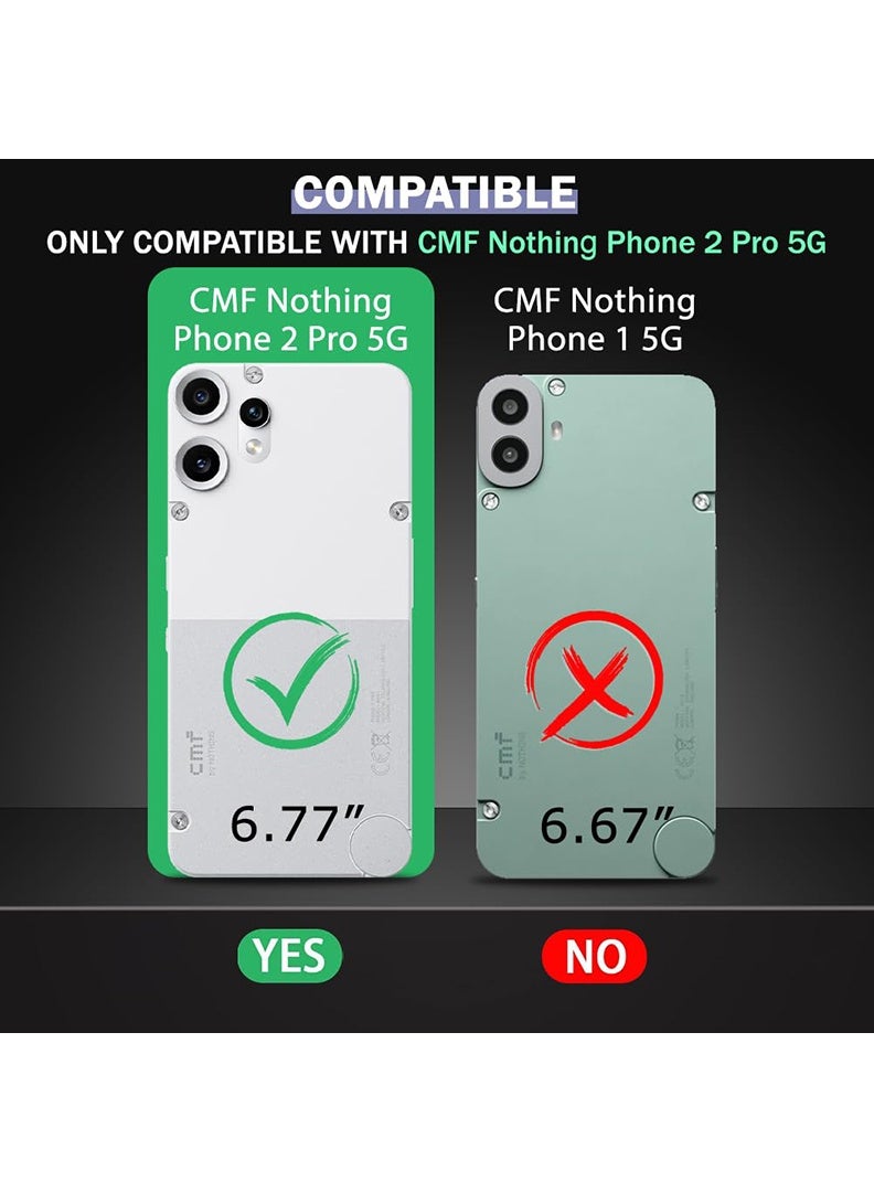 Case Up Compatible with Nothing CMF Phone 2 Pro 6.77 Inch Case, Soft & Premium Liquid Silicone [Anti-Scratch Microfiber Lining] Shockproof Protective Slim Phone Cover for 2 Pro 2025, Green - Image 2