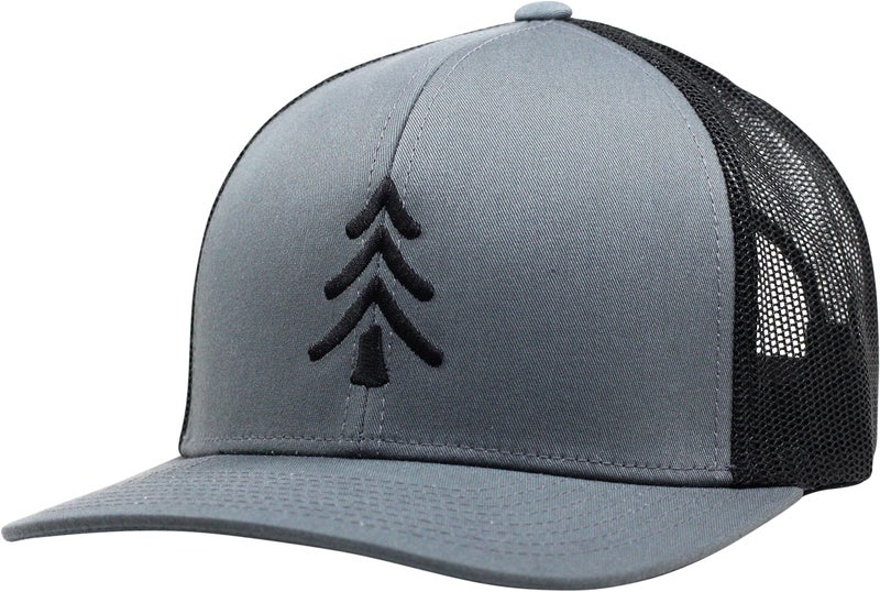 LINDO Trucker Hat - Pine Tree (Graphite/Black) - Image 1