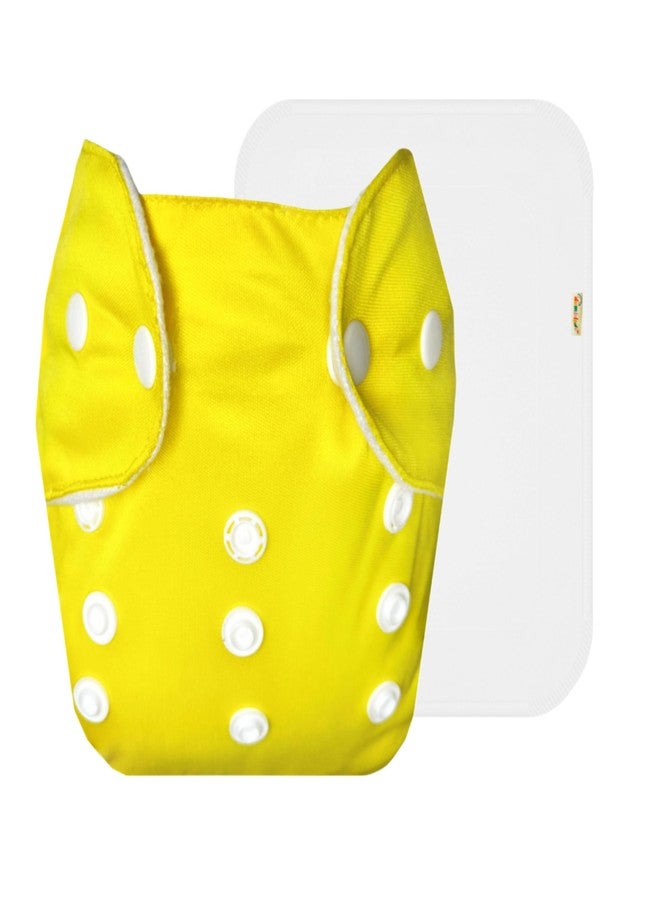 Dumbledo Lite Cloth Diaper with Cotton Insert (Pack of 1) | Soft & Gentle | 6-Layer Absorbent Pad | Adjustable Snaps | Trusted by Moms | 3 Months - 2 Years | Unisex Baby - Image 1