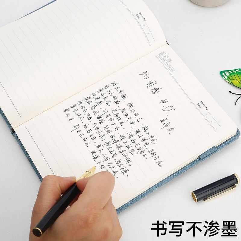 Super Thick A5 Notebook Business Retro Simple Artistic Exquisite College Student Diary Office Notepad - Image 4