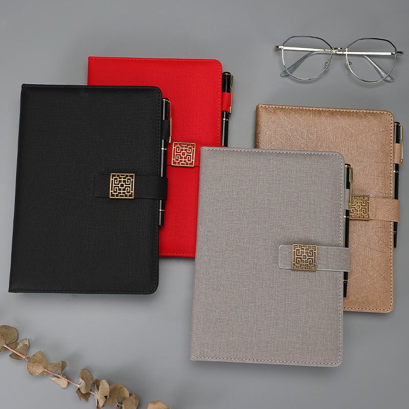 Super Thick A5 Notebook Business Retro Simple Artistic Exquisite College Student Diary Office Notepad - Image 5