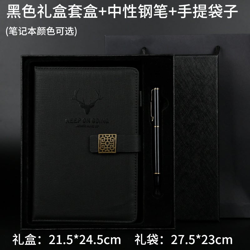Super Thick A5 Notebook Business Retro Simple Artistic Exquisite College Student Diary Office Notepad - Image 1