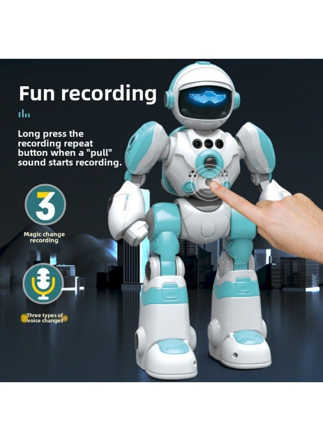AI Intelligent Voice Robot Programming Gesture Remote Control Magic Sound Music Dance Early Education Machine Model Toy-Colour:Yellow Ai Intelligent Robot (chinese Version) - Image 5