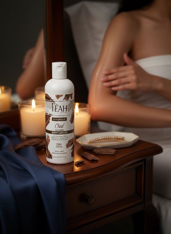 فياح لوشن الجسم بالعود من فيا 500 مل - لوشن مرطب بعمق برائحة العود تدوم طويلاً - Image 2