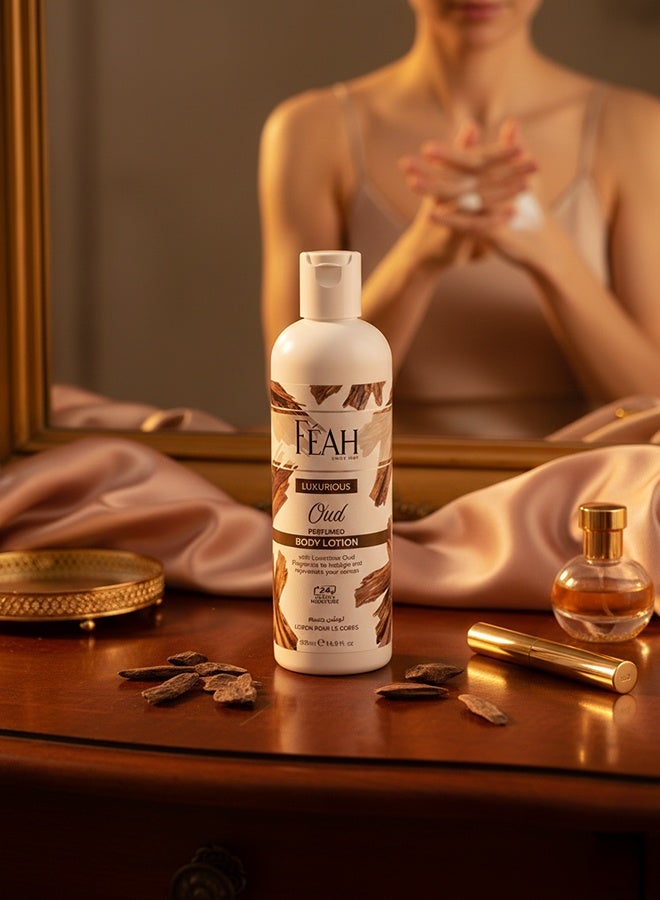 فياح لوشن الجسم بالعود من فيا 500 مل - لوشن مرطب بعمق برائحة العود تدوم طويلاً - Image 3