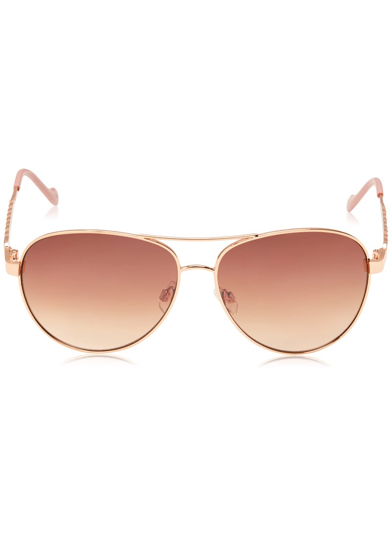 Jessica Simpson Jessica Simpson Women's J5702 Elegant Metal Aviator Pilot Sunglasses with UV400 Protection- Glamorous Lightweight Sunglasses for Women, 61mm  - Image 2