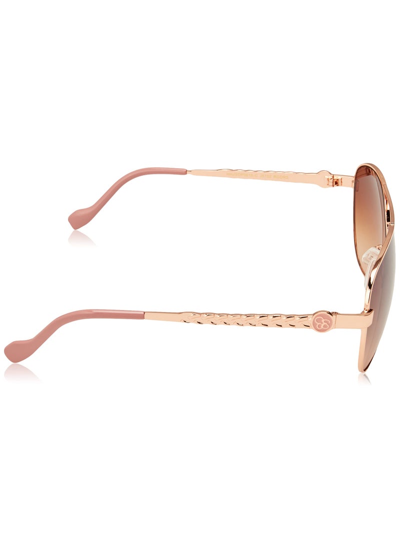 Jessica Simpson Jessica Simpson Women's J5702 Elegant Metal Aviator Pilot Sunglasses with UV400 Protection- Glamorous Lightweight Sunglasses for Women, 61mm  - Image 3