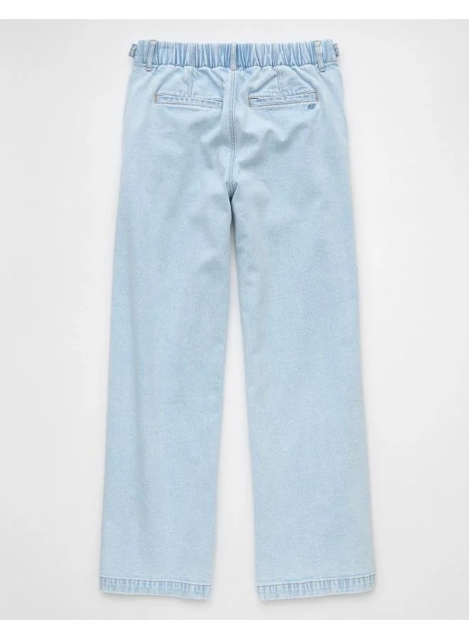 امريكان ايجل AE Strigid High-Waisted Wide-Leg Trouser Jean