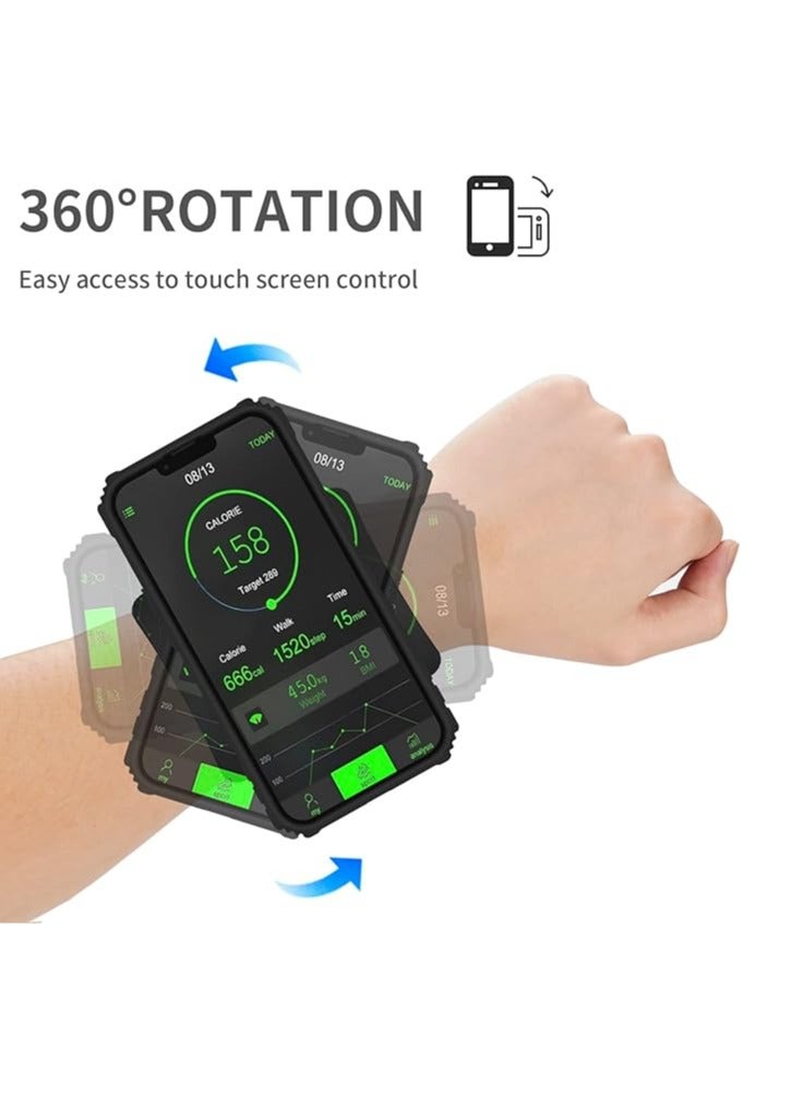 general Phone Case For Samsung Galaxy S23 Ultra /S23 Plus/S23 Phone Case 360° Running Armband Slim Bracket Hybrid Grip Heavy Duty Protection Phone Accessories - Image 5