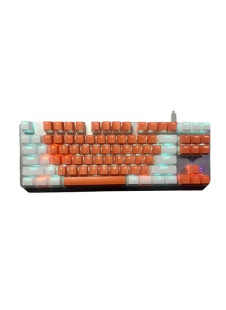 Orange- white