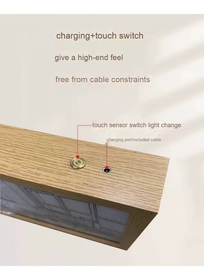 Anna 8-Inch Tri-Color Wireless Touch-Activated Mood Lighting Decor - Image 3