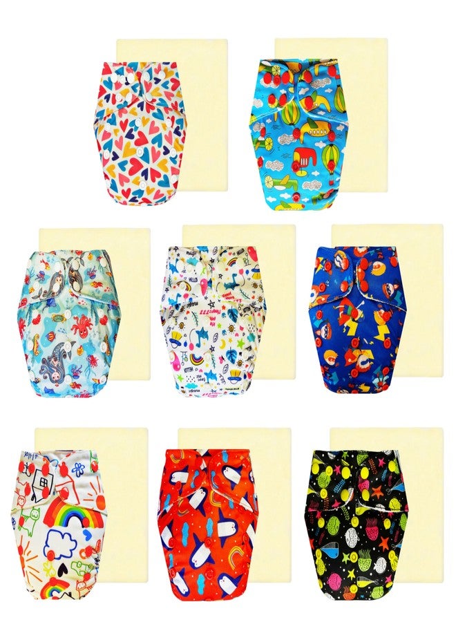 حفاضات دمبلدو إيليت القماشية مع ماصة سحرية (عبوة من 8) | شعور بالجفاف والراحة | مانعة للتسرب | سريعة الجفاف | مناسبة للارتداء طوال اليوم | من 3 أشهر إلى 3 سنوات | للجنسين - Image 1