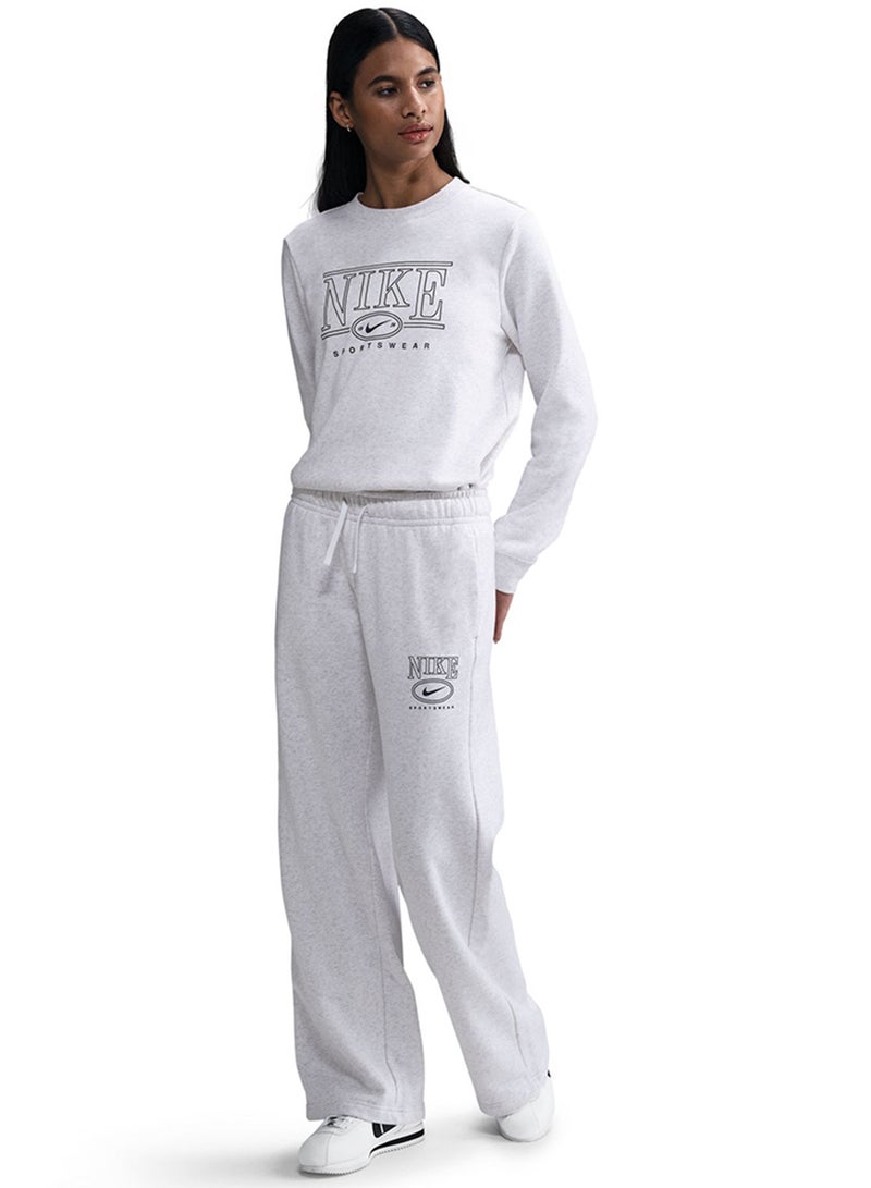 Nike Nsw Club Fleece Wide Sweatpants - Image 3