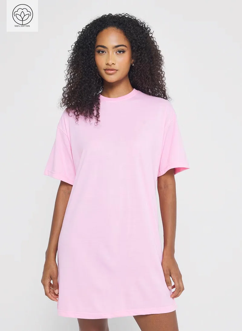 Ginger Basics Cotton Oversize T-shirt Dress