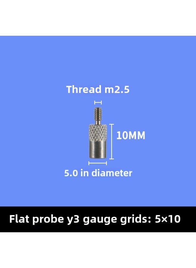 # Dial Indicator Needle Flat Tip Measuring Special-shaped Gauge Needle Curved Gauge Measuring Table. Thousands Of Minutes Meter High-Color:Y3 5×10MM  - Image 1