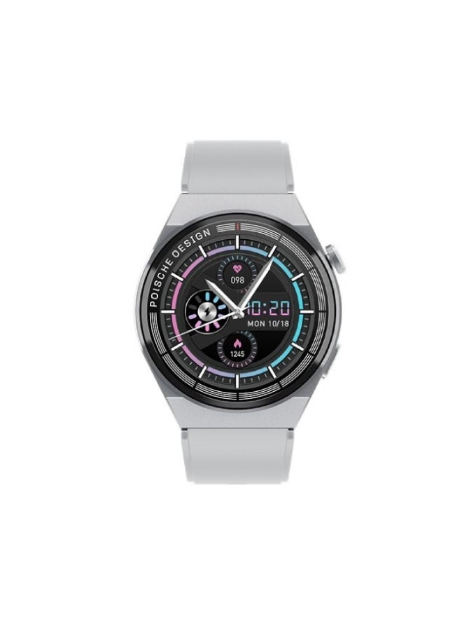 AROAQ Porsche Design GT3 MAX Smartwatch 1.45″ HD Round Display, BP Monitor, SpO2, NFC, Heart Rate, Fitness Tracker, Waterproof – Gray - Image 2