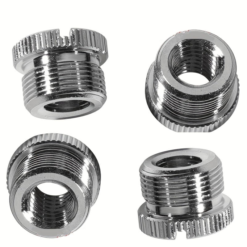 2Pcs Microphone Stand Screw Adapter Clip Thread Connector - Image 3