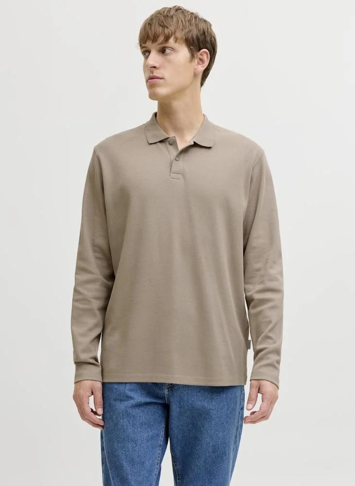 JJ Rebel Long sleeve polo shirt