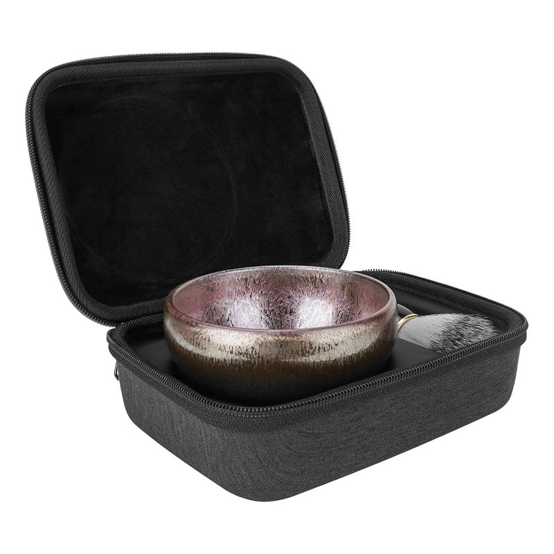 Linkidea Linkidea EVA Travel Shaving Bowl and Brush Storage Case Portable Shaving Soap Bowl  Brush Handbag Hard Travel Shave Bowl Case Compatible with Viking Revolution Beau Brummell Shaving Bowl 