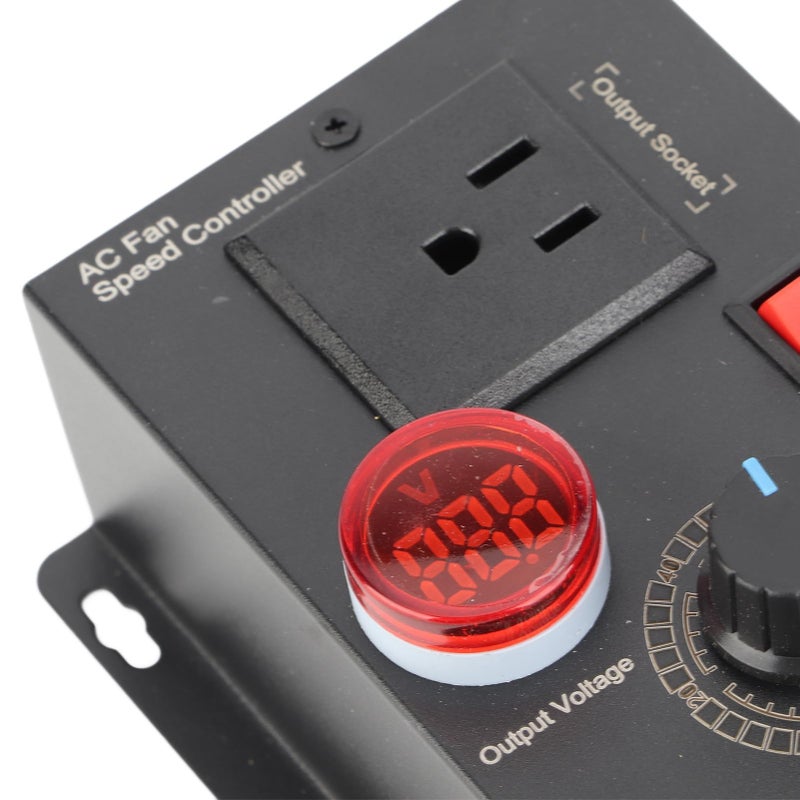 18A SCR Variable Speed Fan Motor Controller Stepless Regulation Voltage Regulator for Electric Tools Fans Easy Installation - Image 3