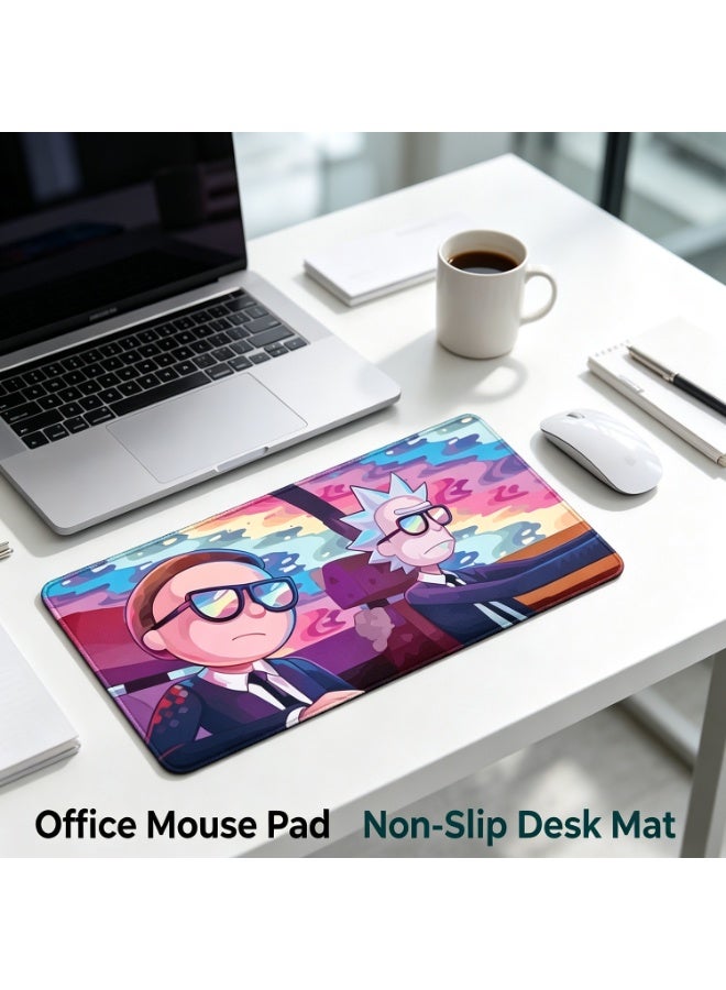 Rick And Morty Gaming Mouse Pad，Cute And Comfortable Computer Mouse Pad Wrist Support With Non-Slip Pu Base For Desktop Laptop Gaming Office,800mm*300mm - Image 3