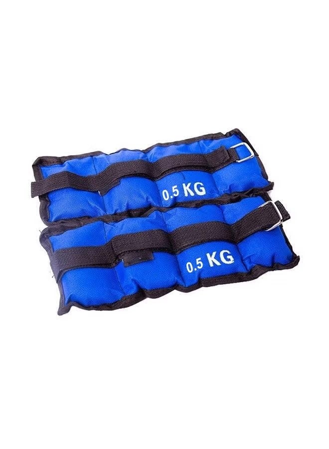 يا إلهي حقيبة الوزن الرملي من قطعتين للقدمين والذراعين ، وزنها 1 كيلوغرام ، كل قطعة وزنها 0.5 كجم - Image 2