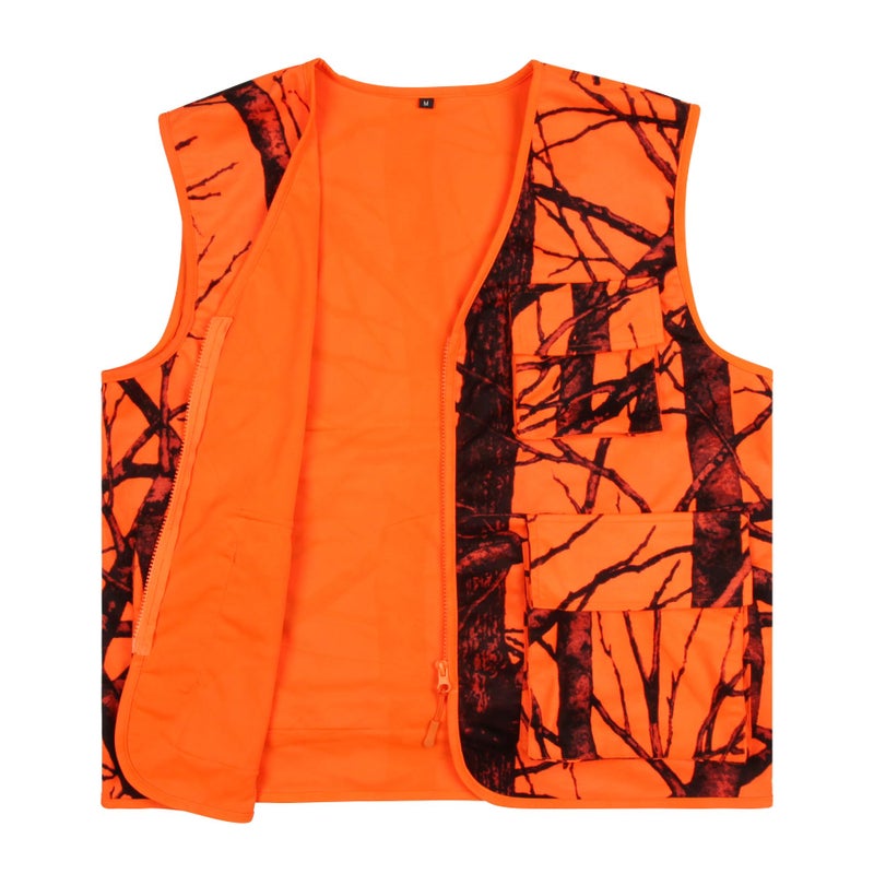 Volein Blaze Orange Hunting Vest with Pocket Lightweight Deer Hunting Camo Vest for Big Game L - Image 2
