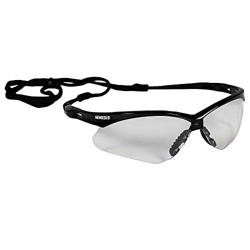 Nemesis Safety Glasses, Black Frame, Clear Lens, pack of 3 - Image 2
