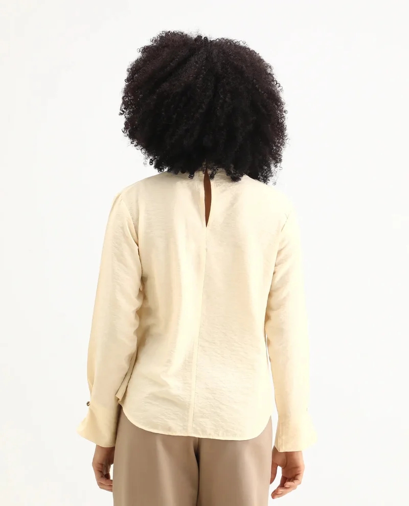 Rareism Women's Full Sleeve Plain Shirt