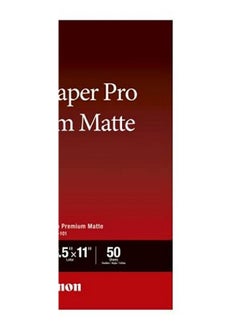 Canon Pm101 Photo Paper Pro Premium Matte (8.5 X 11" 50 Sheets)  - Image 4
