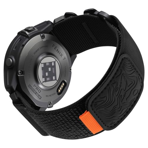Bandletic Compatible with Garmin Instinct Watch Band 22mm Quick Fit Rugged Nylon Strap for Fenix 8 E 47mm7 6 Pro5 PlusInstinct 2 3 E 45mm Forerunner 965955945 Approach S70S62S60Epix Pro - Image 1