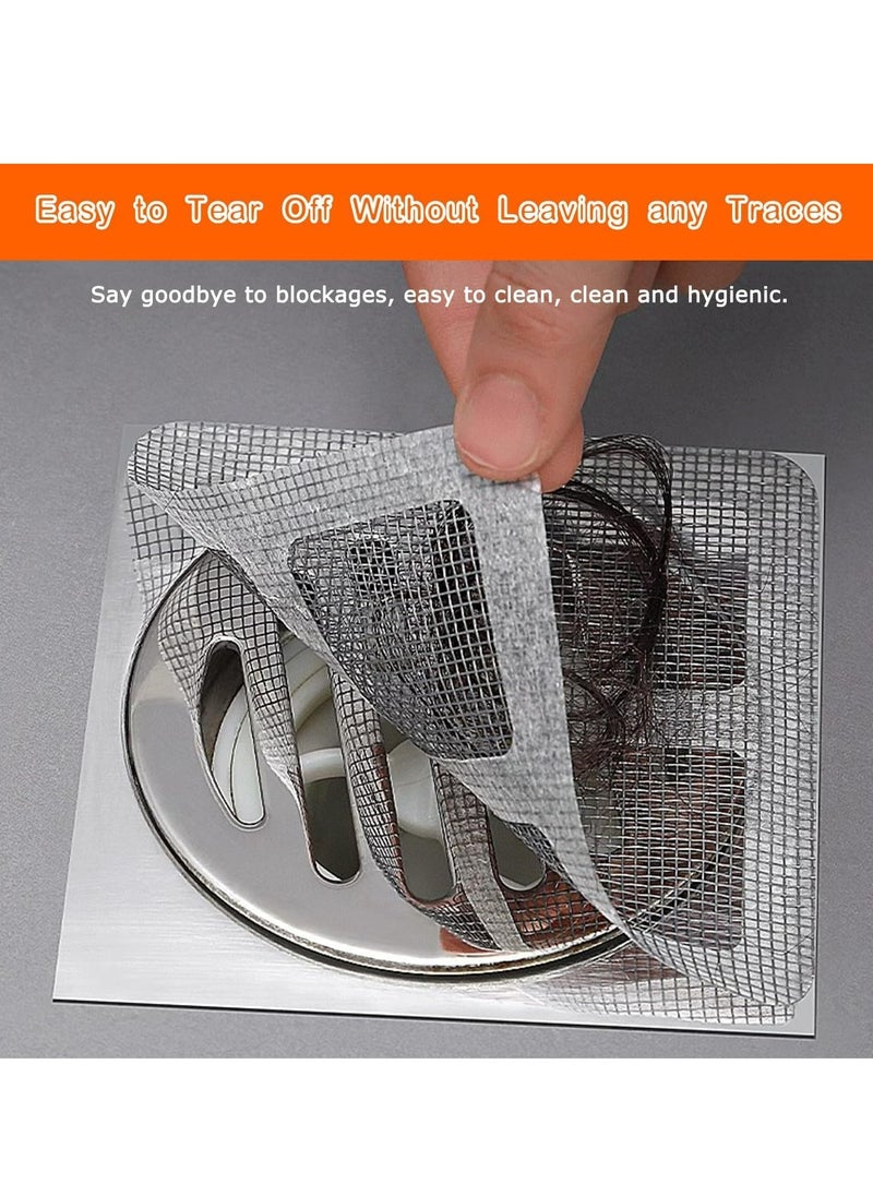 Oasisgalore 30 Pcs Disposable Shower Drain Hair Stickers, Mesh Suction Cup Strainer for Bathroom, Laundry, Kitchen.  - Image 5