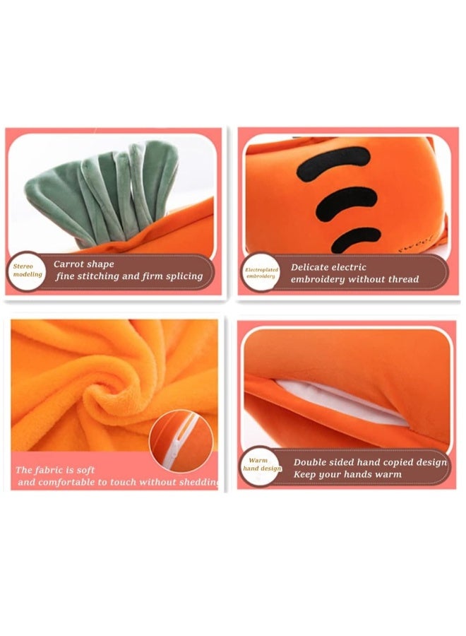 طقم بطانية سفر وبطانية وجبة خفيفة بعد الظهر، 3 في 1 وسادة بطانية، وسادة ممتلئة بشكل جزر جميلة وناعمة، تدفئة اليدين، مناسب لسفر الأطفال ونوم المكتب - Image 5