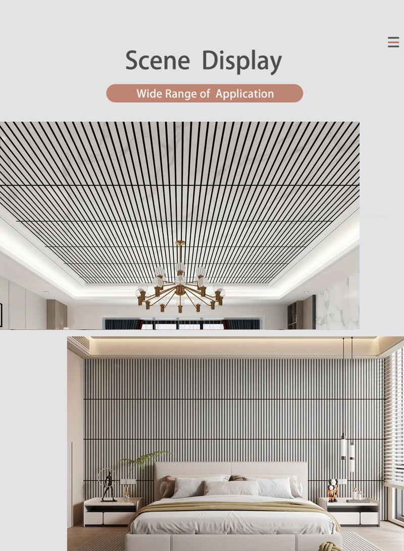 EzzySo 3D Wall Paper Foam Wallpaper 1 Roll Self-Adhesive Waterproof Thickened Wallpaper Sticker Wall Covering for Kitchen Room Ceiling Wall Indoor Use Moisture Proof Sound Insulation Wallboard 2.8mm X 40cm X 300cm  - Image 3