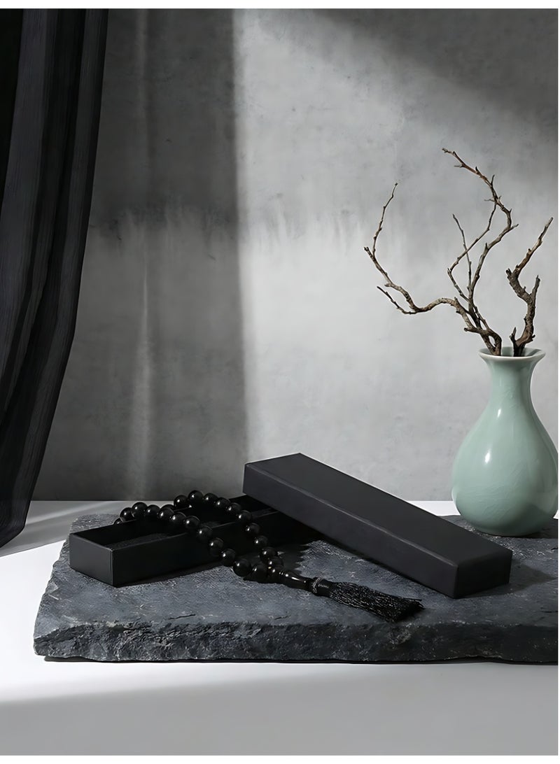 XiaoGiqi 33-bead Taisbiha prayer beads（black） - Image 3