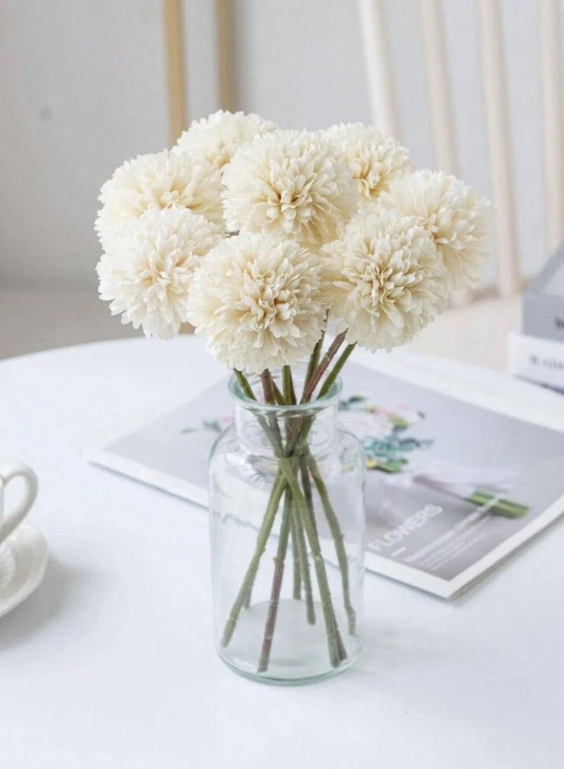 5-Piece Artificial Flower Decoration for Weddings, Home, Rooms, and Gift Vase Decoration - Image 1