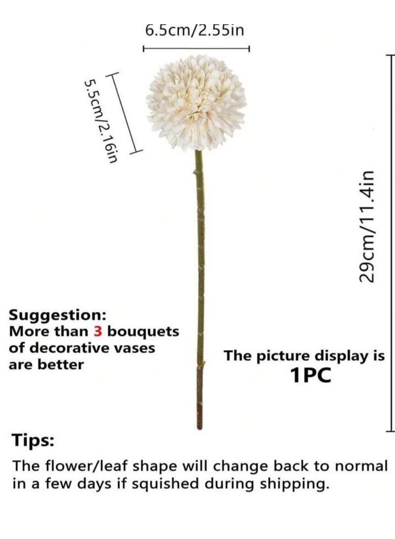 5-Piece Artificial Flower Decoration for Weddings, Home, Rooms, and Gift Vase Decoration - Image 4