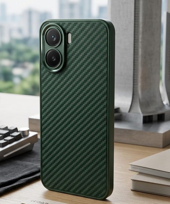 غطاء خلفي من السيليكون لهاتف OPPO A6t - غطاء من السيليكون الحراري المرن (TPU)، متين وذو فتحات دقيقة - حماية من الخدوش والغبار والبقع، غطاء مقاوم للصدمات والماء لهاتف OPPO A6t