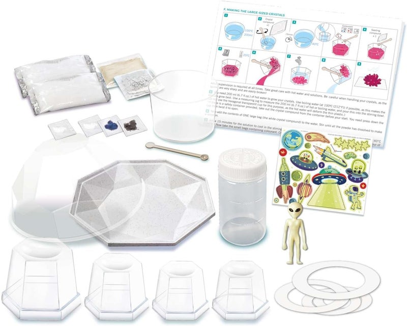 4M | Crystal Growing | Outer Space Crystal Terrarium | Grow your own Crystals | For Kids ages 10+ - Image 3