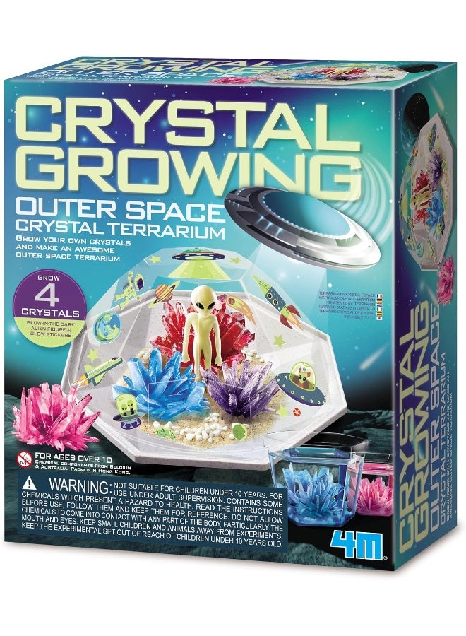 4M | Crystal Growing | Outer Space Crystal Terrarium | Grow your own Crystals | For Kids ages 10+ - Image 1