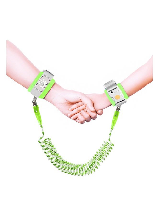 WSZCML Anti Lost Wrist Link,Toddler Harness Walking Leash with Induction Lock,Reflective Child Wrist Leashes for Baby,6.56ft Kids Leash for Supermarket Mall Airport Amusement Park Zoo Travel（Green） - Image 1