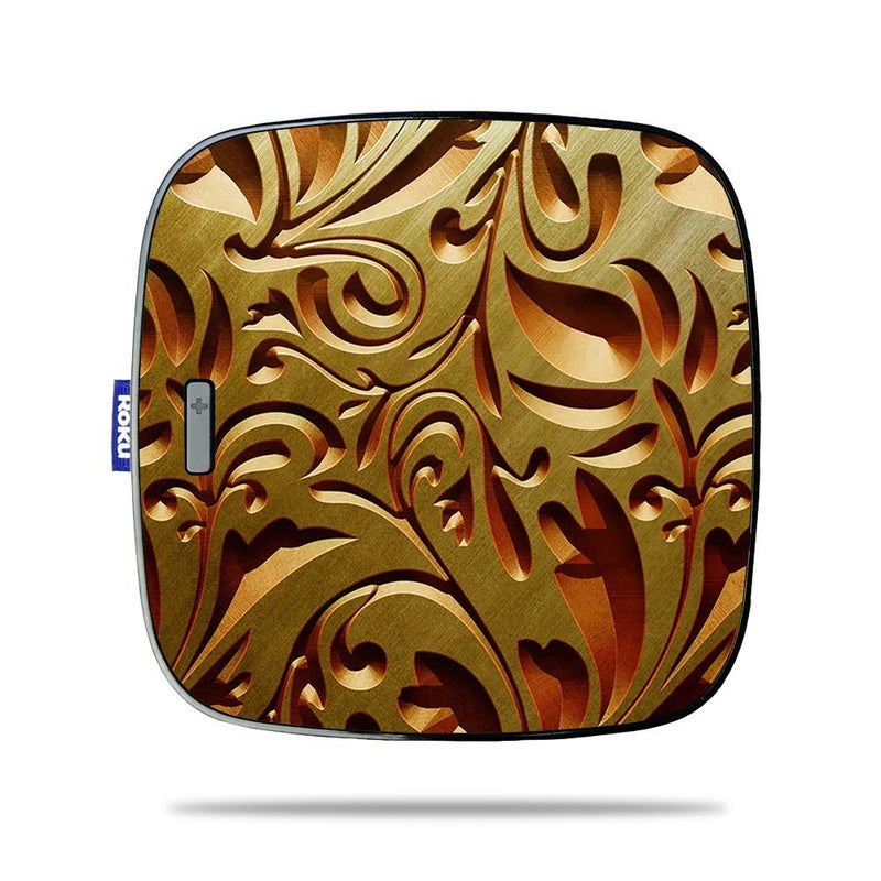 MIGHTY SKINS MightySkins Skin for Roku Ultra - Mosaic Gold | Protective, Durable, and Unique Vinyl Decal wrap Cover | Easy to Apply, Remove, and Change Styles | Made in The USA - Image 2
