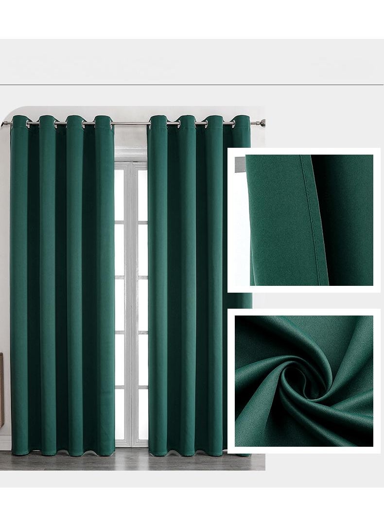 2-Piece Solid Color Blackout Outdoor Curtains Dark Green - pzsku/Z0AB70A11973524943FC6Z/45/_/1710402825/01138e08-eeea-4f1f-860b-63a1b3eac45a