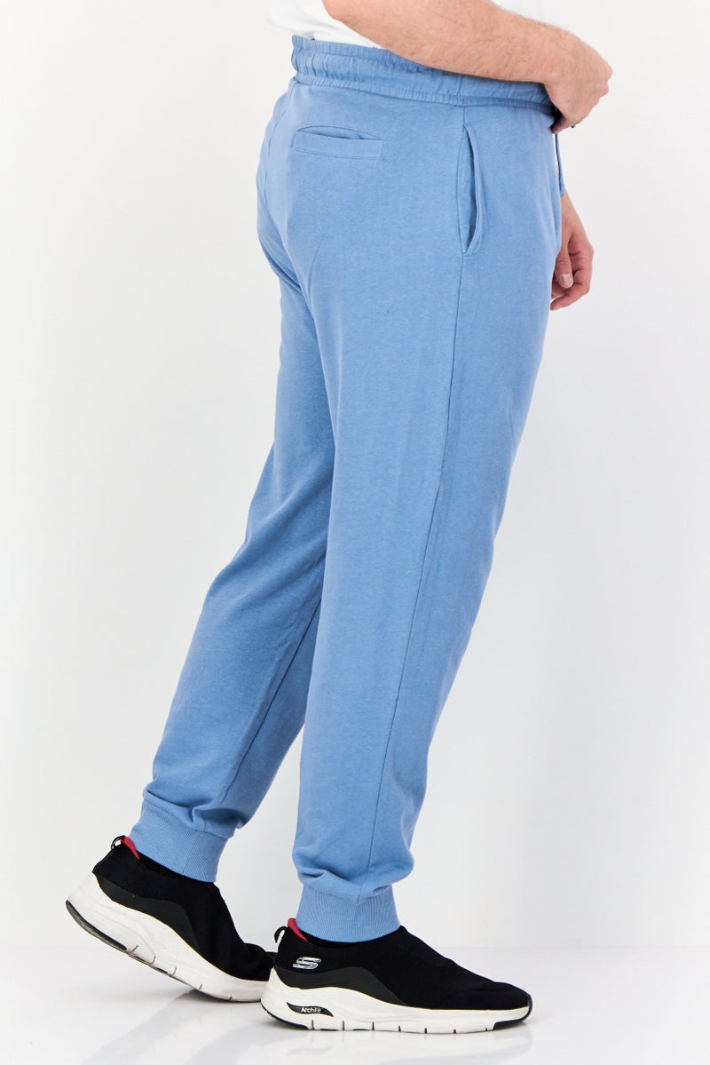 Paul Frank سروال جوجر للرجال بقصة عادية مع شعار العلامة التجارية، أزرق فاتح - Image 3