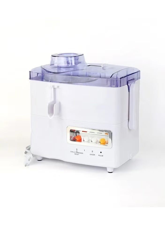 Denx 4-in-1 Food Processor 800 Watts With Plastic Bowl And Stainless Steel Cutting Blades - white - Image 1